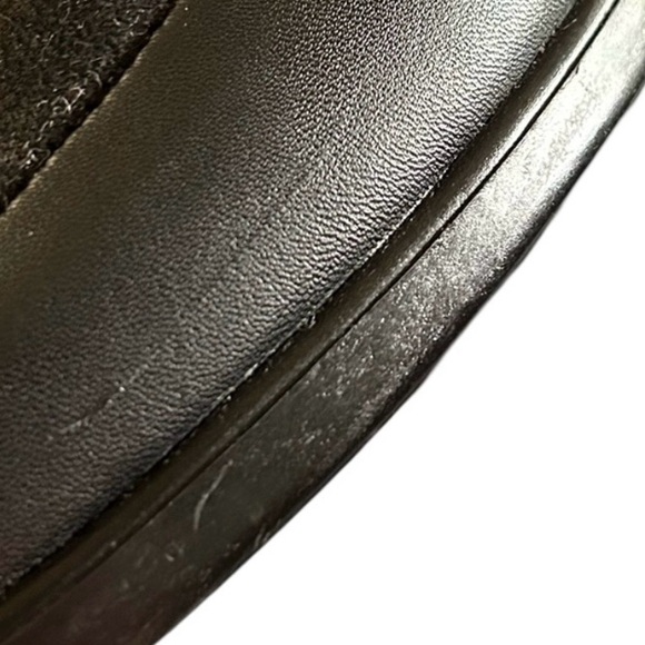 Comfortview Gladys Black Faux Suede Block Heel Loafers Size 8.5 WW shoes - Picture 13 of 13